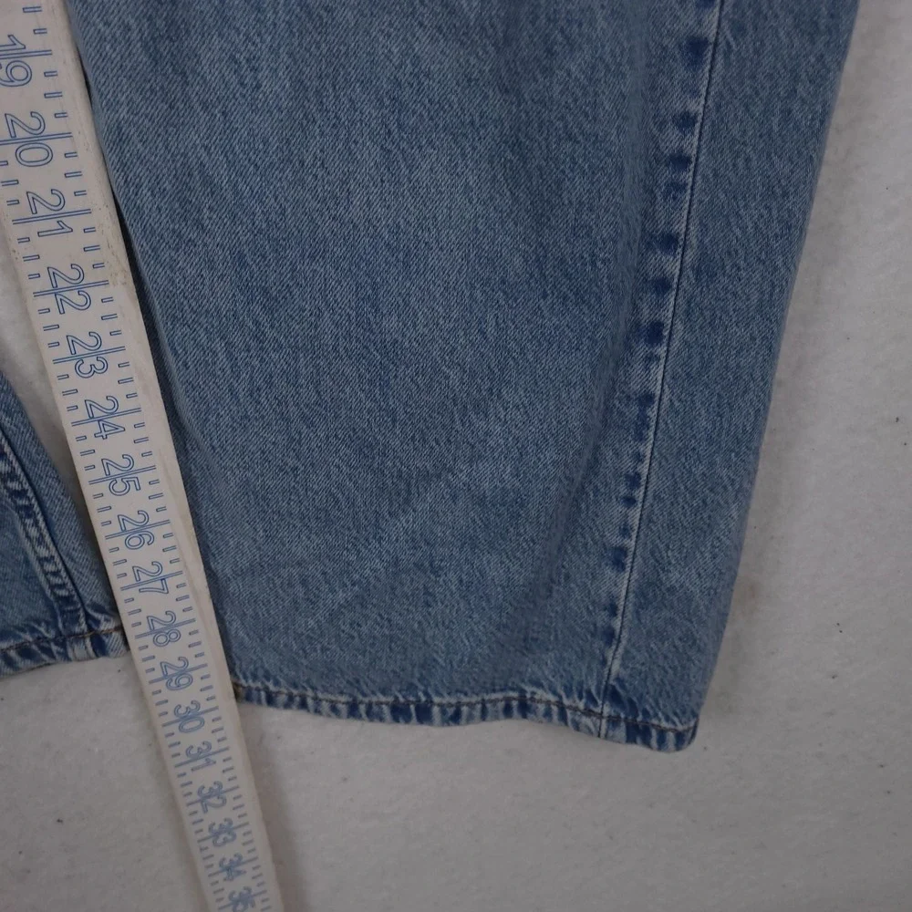 Levi's 565 Loose Fit Jeans Mens 38x32 Fits 40x30 Light Wash Denim Baggy Y2K